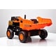 preview thumbnail 12 of 27, 24V Ride-On Dump Truck , Automatic Trailer, Bluetooth, and Music - Electric Construction Vehicle Toy,Halloween gift