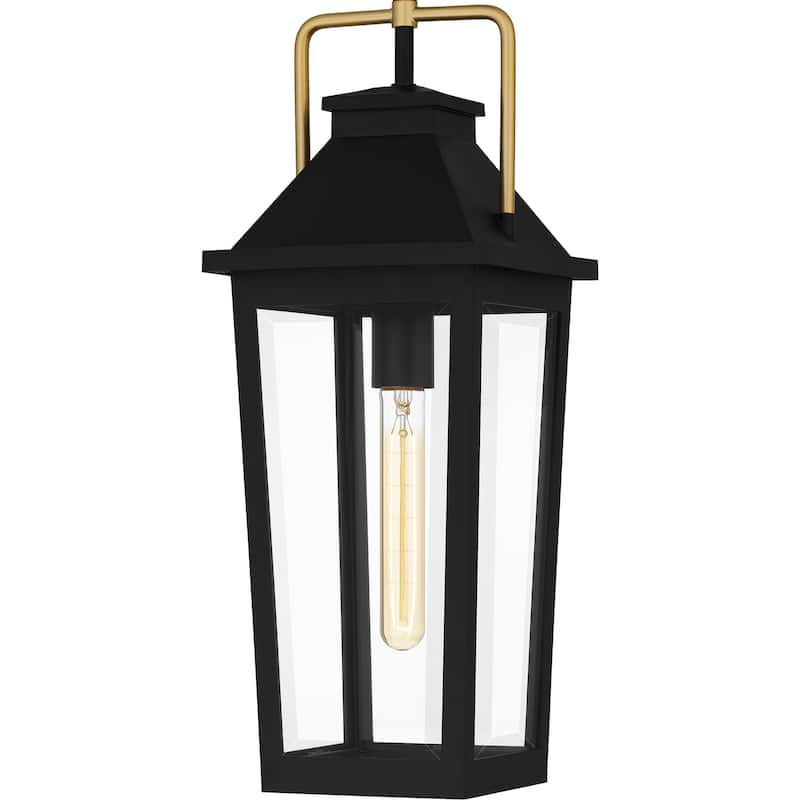 Buckley 1-Light Matte Black Outdoor Hanging Lantern