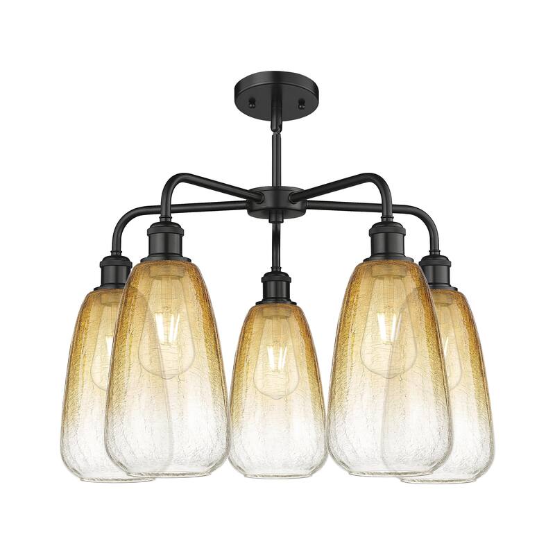Innovations Lighting Endless Possibilities Ballston - Brookhaven Almond - 5 Light 25" Stem Hung Chandelier
