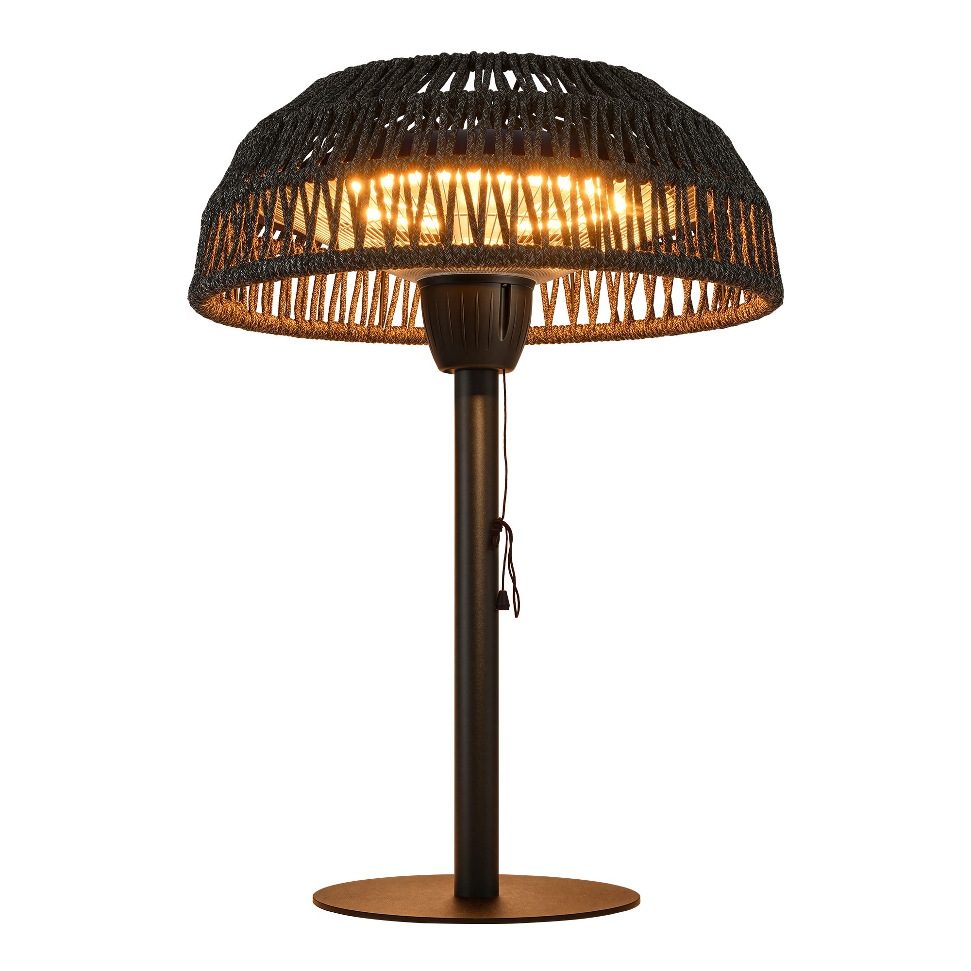 1500W Portable Tabletop Outdoor Halogen Electric Patio Heater - N/A