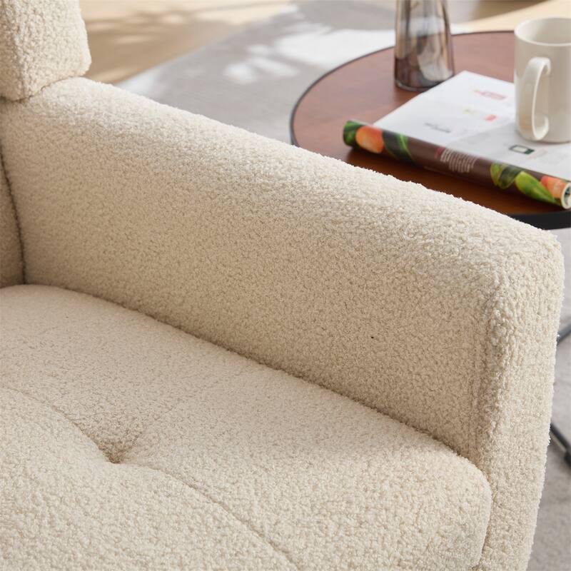 Modern Ergonomics Accent Chair with Black Legs