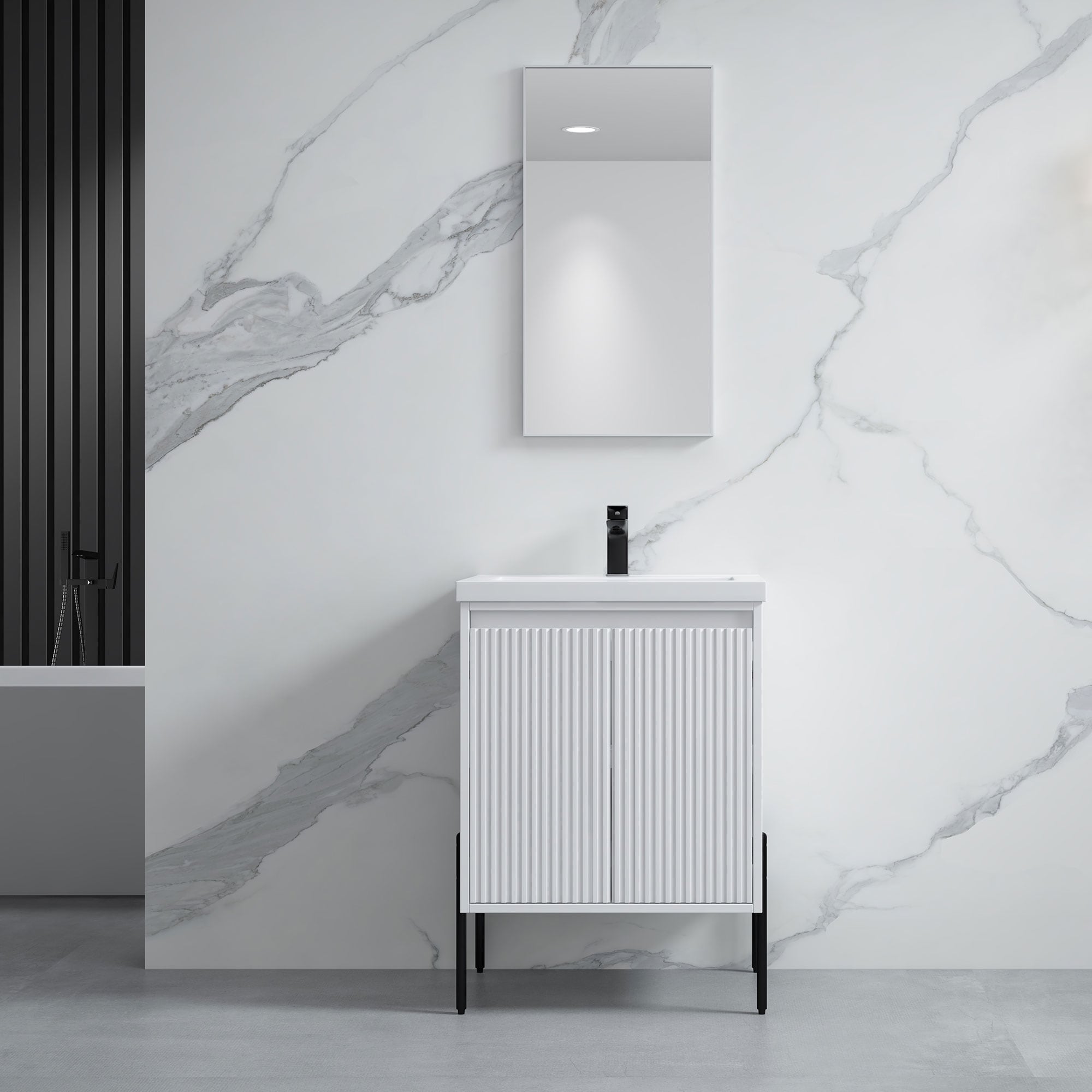 Ripple 24" Bathroom Vanity Kit (Assembly Required)