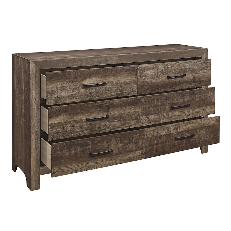 Dresser of 6x Drawers Wooden Bedroom Furniture
