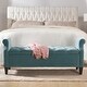 preview thumbnail 28 of 112, Copper Grove Performance Fabric Amalfi Tufted Storage Bench with Rolled Arms