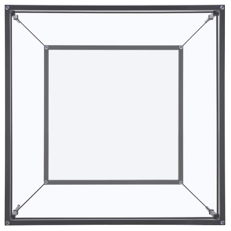 SAFAVIEH Couture Zilpha Cocktail Table - 43 In W x 43 In D x 20 In H - 43Wx43Dx20H