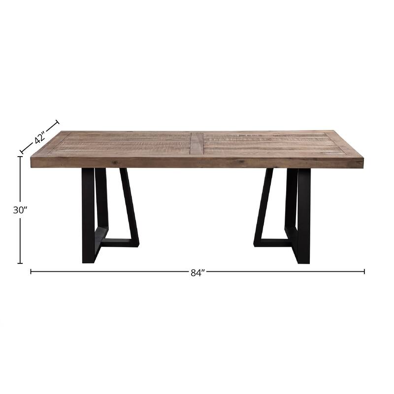 Alpine Prairie Rectangular Dining Table - N/A - Prairie Rectangular Dining Table