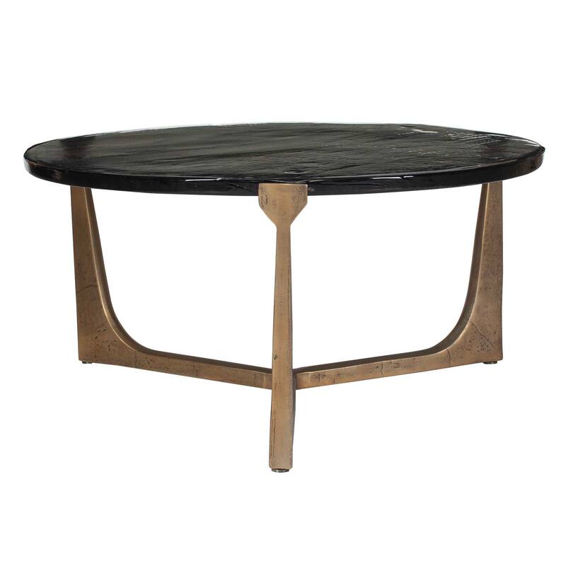 Uttermost Bohdi Outdoor Brass Coffee Table