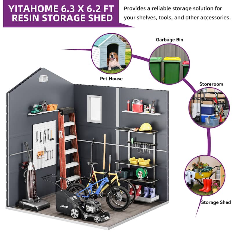 Outdoor Resin Storage Shed