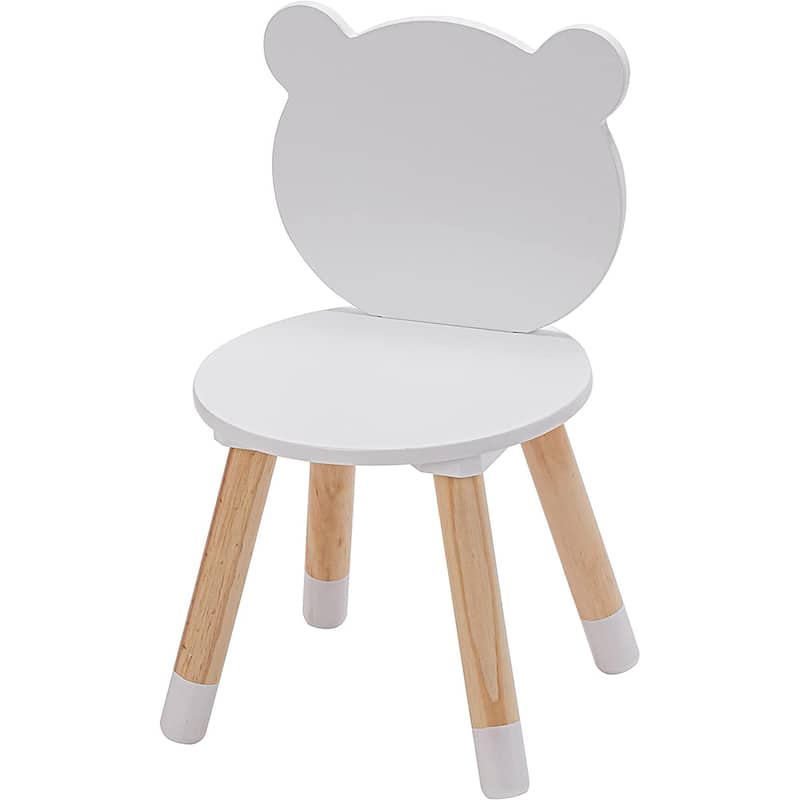 UTEX Kids Wood 3-piece Table and Chair Set