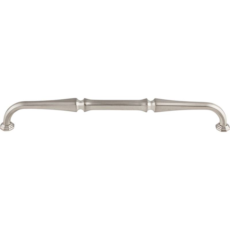 Top Knobs Chalet 9 Inch Center to Center Handle Cabinet Pull from the - Brushed Satin Nickel