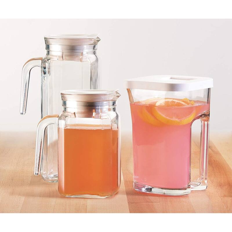 Amici Home Italian Igloo Quadra Glass Pitcher