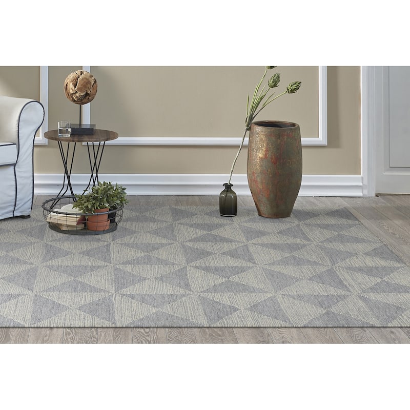 Carson Carrington Rodan Hand-Tufted Geometric Rug - 2'3" x 8' Runner