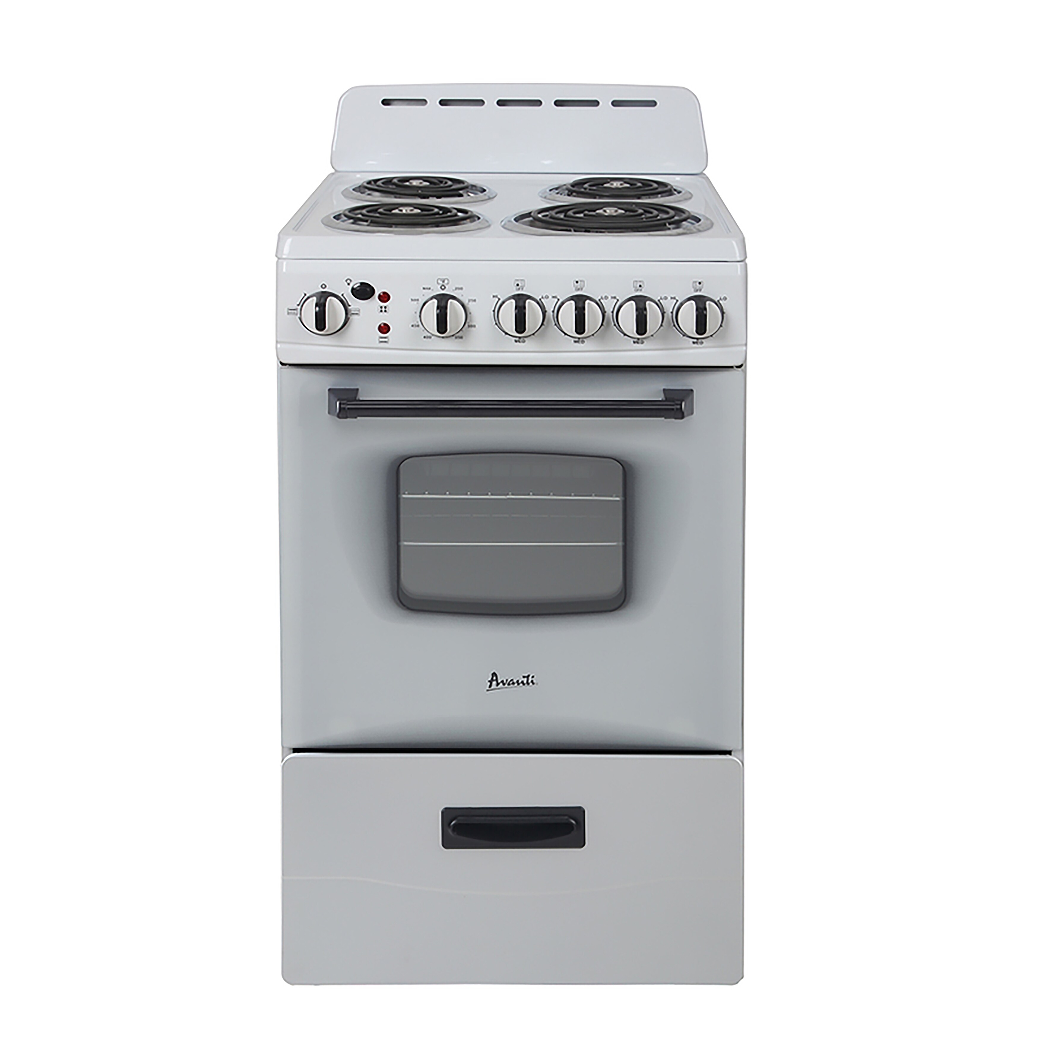 Avanti ERU200P0W 20 inch Electric Range 2.1 Cu. Ft. Oven Capacity - White