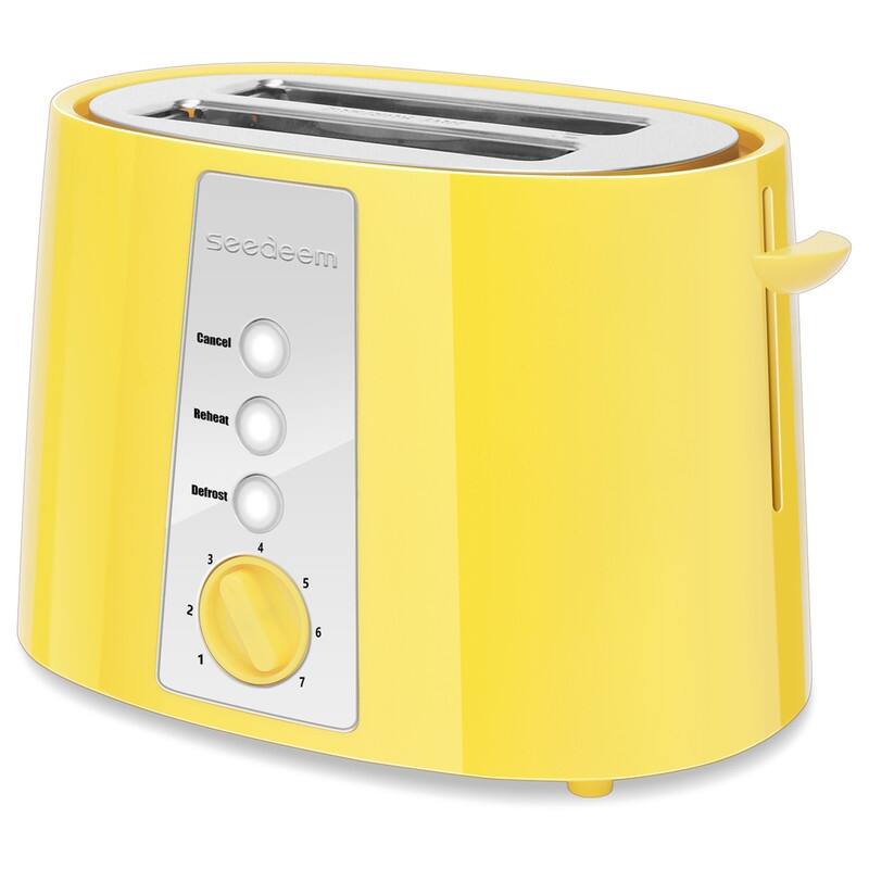 Toaster 2 Slice,6 Shade Settings, Removable Crumb Tray, 750W