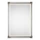 preview thumbnail 1 of 0, Uttermost Mackai 33" X 23" Rectangular Contemporary Wall Mirror with Silver Leaf