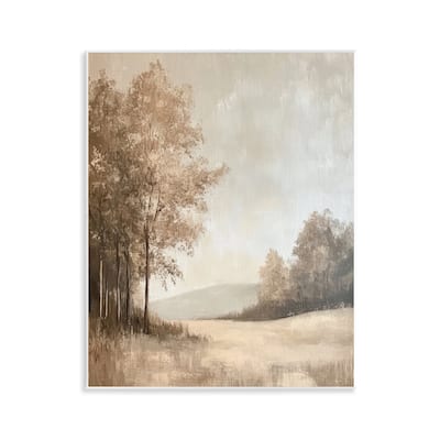 Stupell Country Nature in Winter Wall Plaque Art Design By Petal Prints Design