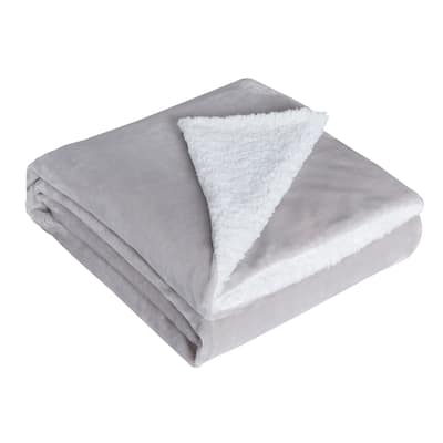 DreamLab Soft Sherpa Reversible Duvet Cover for Weighted Blanket