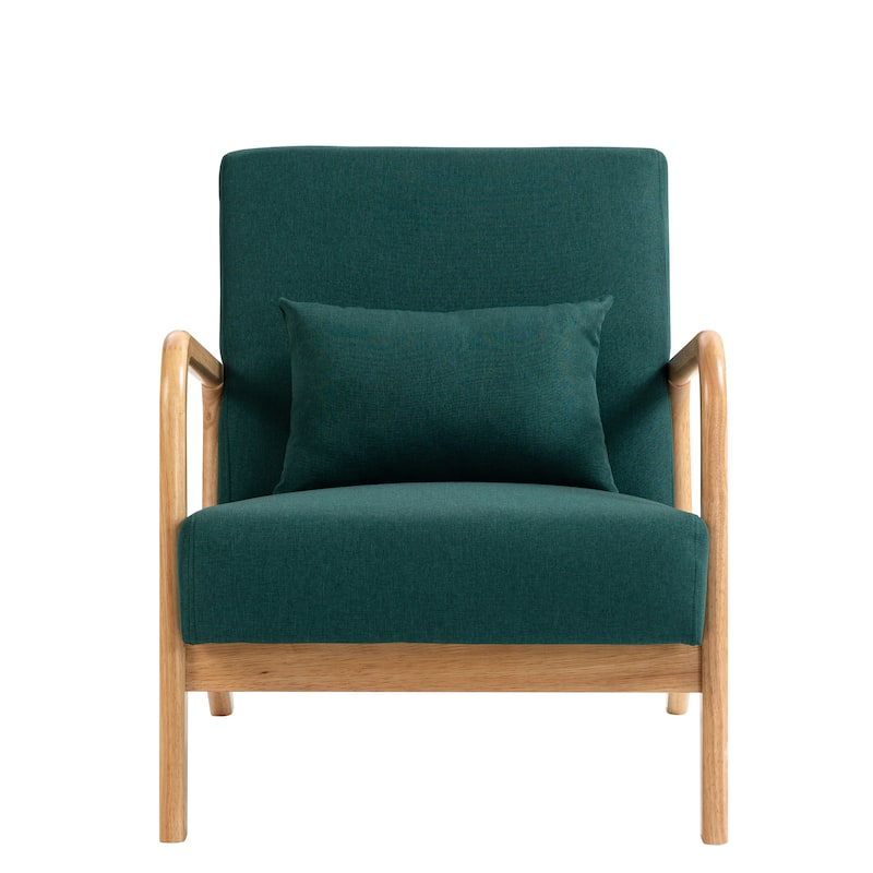 Upholstered Arm Chair with Cution Modern Side Accent Chairs - 25.8"W x 28.7"H x 32.3"D