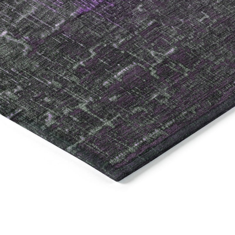 Machine Washable Indoor/ Outdoor Ombre Texture Chantille Rug