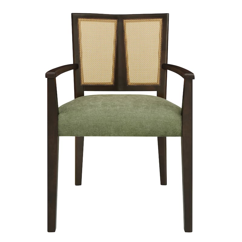 Wood Arm Chair Dining Chairs (Set of 2)