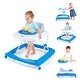 preview thumbnail 1 of 10, Honeyjoy Foldable Baby Walker with 3 Adjustable Heights Comfy Padded - See Details Blue