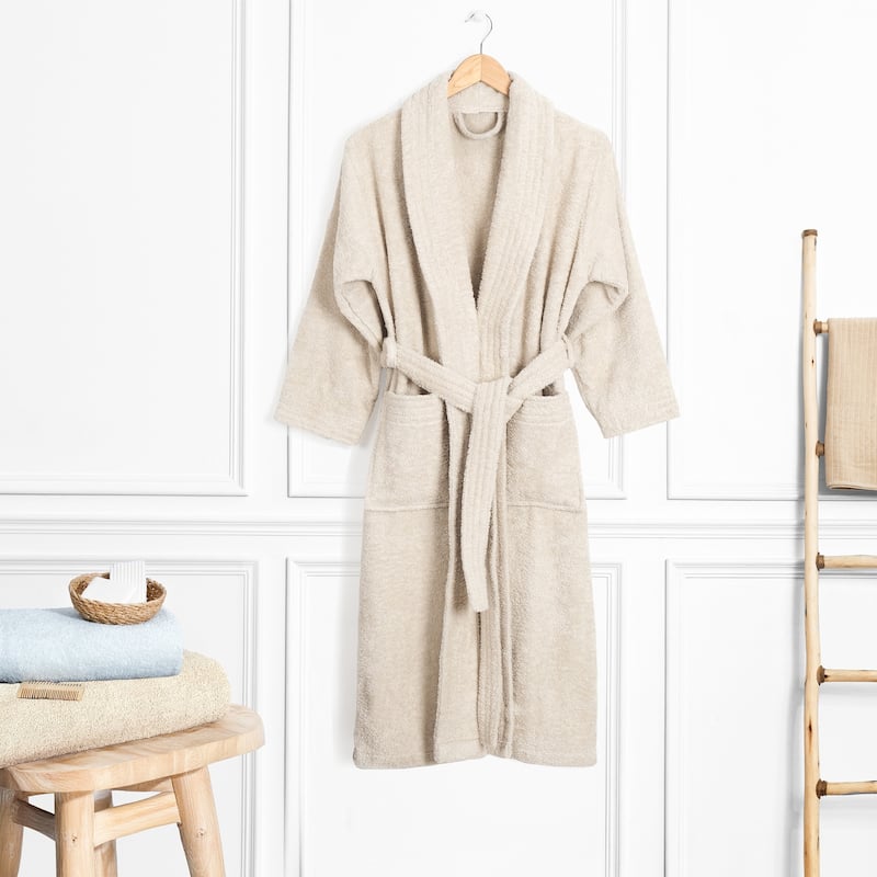 American Soft Linen Women's 100% Cotton Terry Bathrobe - Soft, Absorbent, Quick Dry Turkish Robes for Women