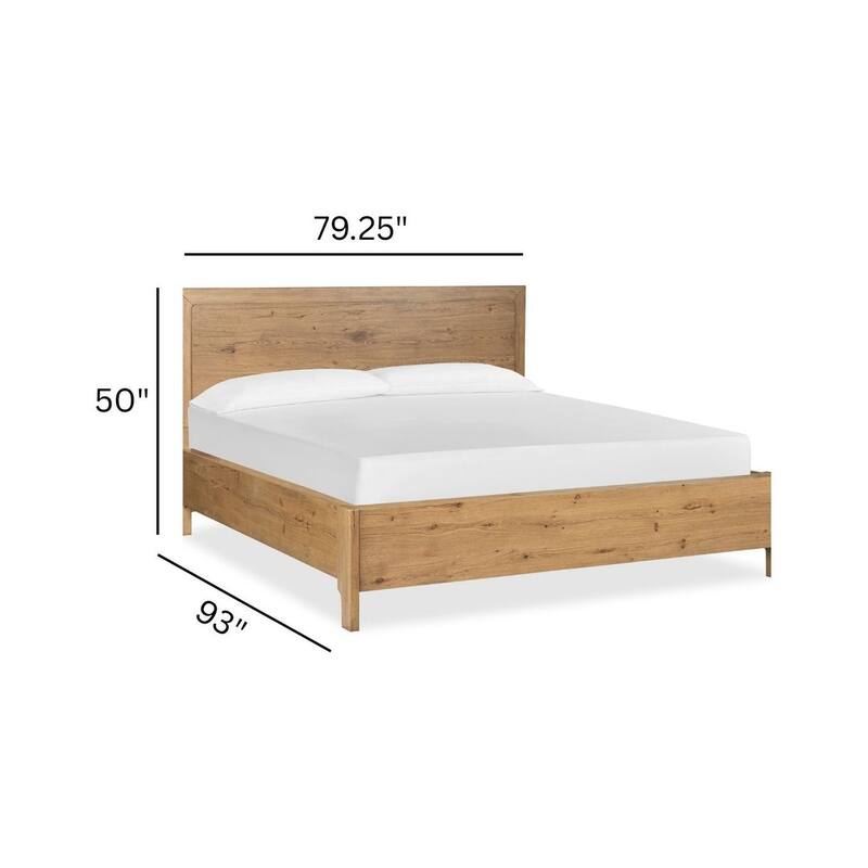 Magnussen Home Davenport Rustic Caramel Panel Bed