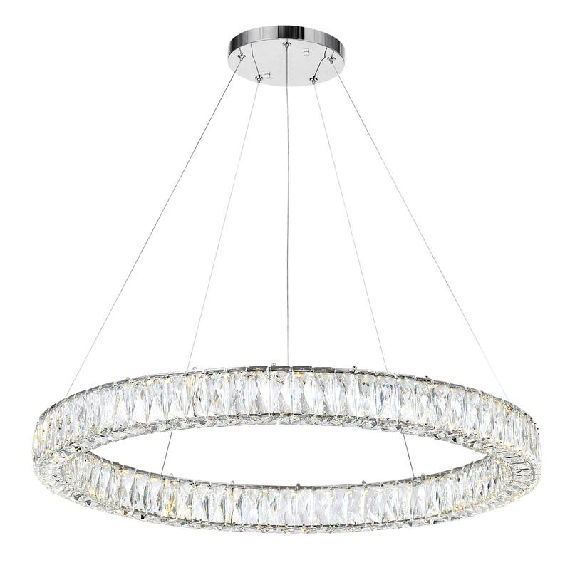 Madeline LED Chandelier With Chrome Finish - Chrome