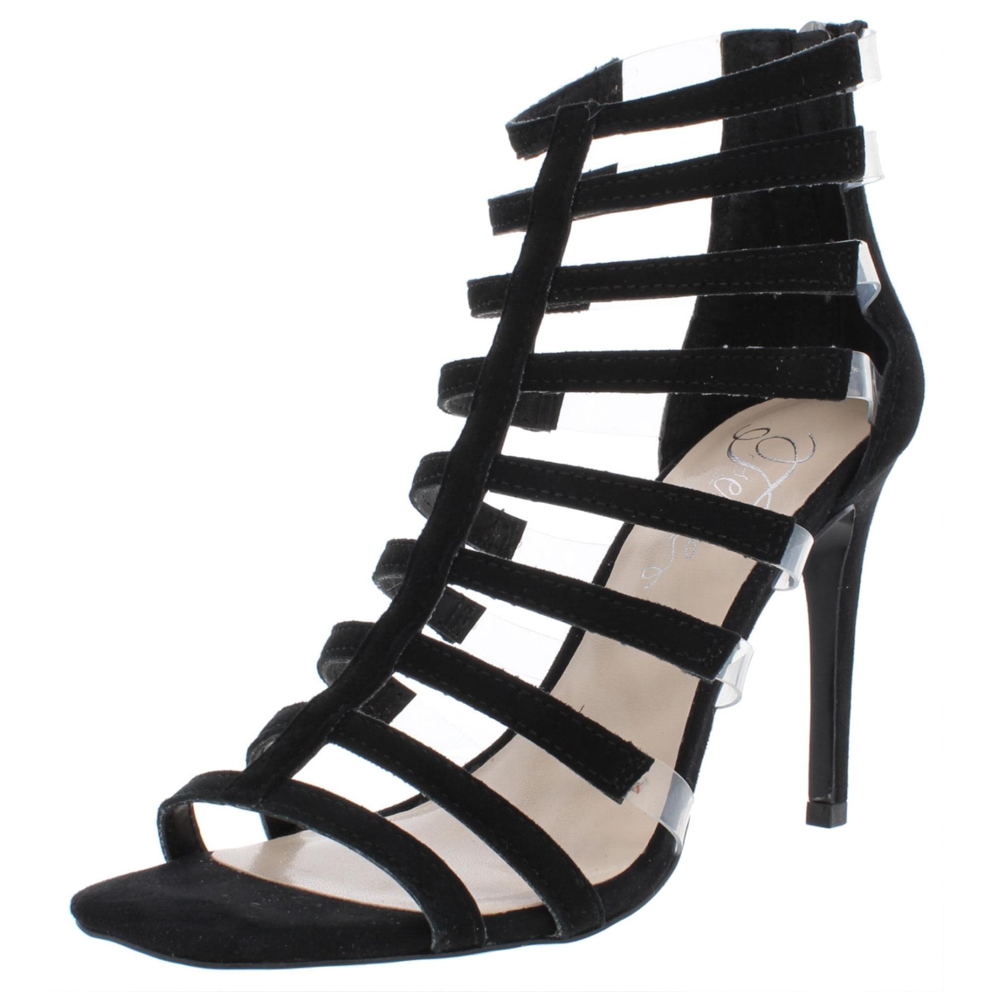 womens caged heels