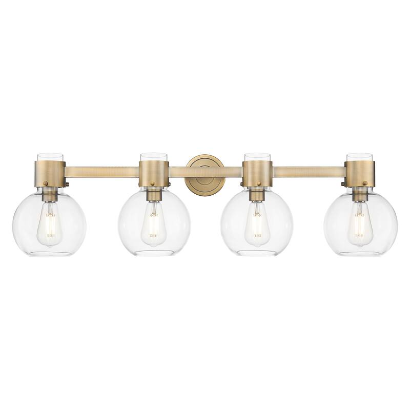 Innovations Lighting 464-4W-G464B-7CL Lawton Sphere 4 Light 34" Wide - Brushed Brass