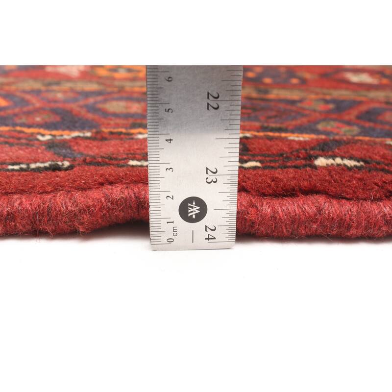 ECARPETGALLERY Hand-knotted Anadol Red Wool Rug - 3'11 x 7'1