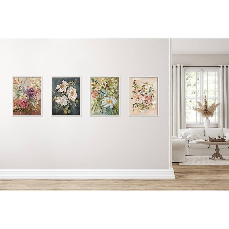 Kate and Laurel Sylvie Day 24 Framed Canvas by Annie Quigley