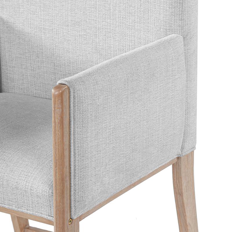 Christopher Knight Home - Modern Upholstered Counter Stools with Arms - Set of 2