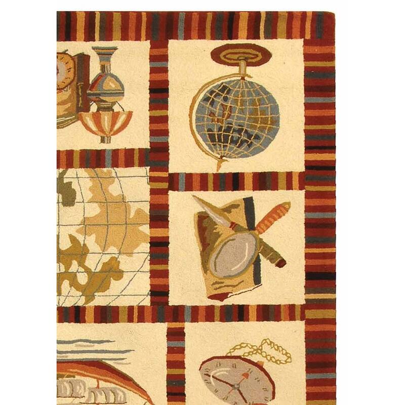 SAFAVIEH Handmade Chelsea Danae French Country Wool Rug