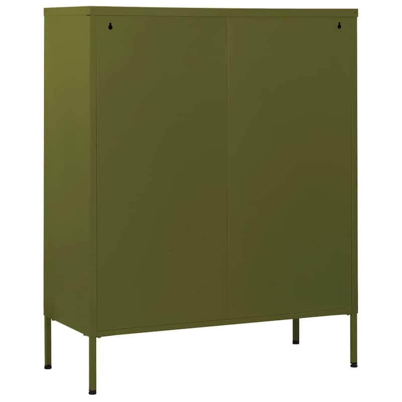 vidaXL Chest of Drawers Dresser for Bedroom Sideboard Storage Cabinet Steel