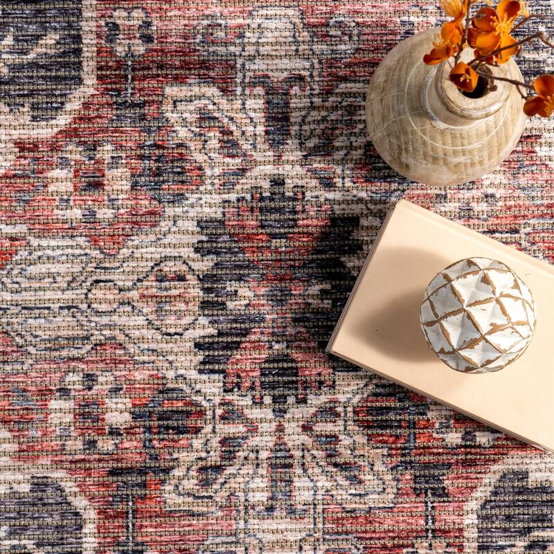 Nuloom Wild Orchid Machine Washable Area Rug