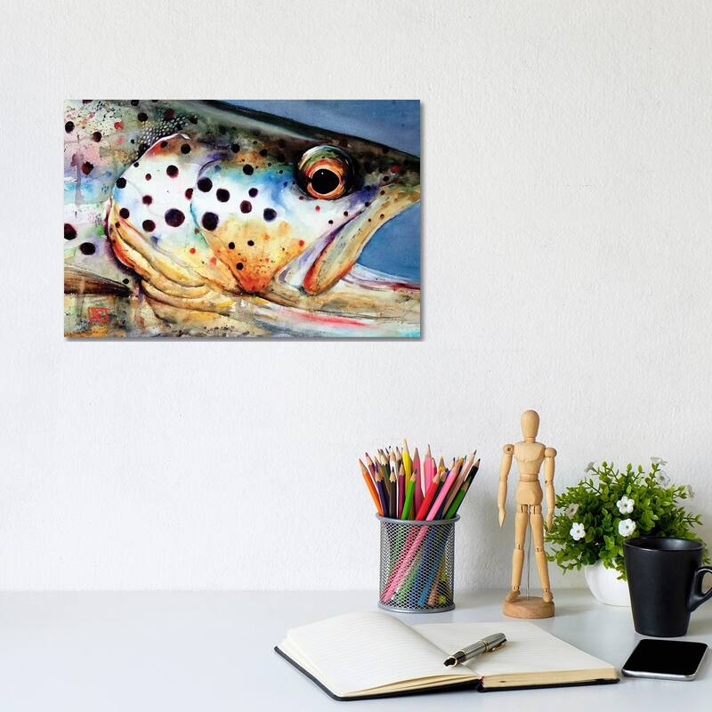 iCanvas "Brown's Eye View" by Dean Crouser Canvas Print - 8x12x0.75