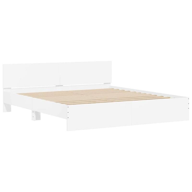 vidaXL Bed Frame Sonoma in Engineered Wood