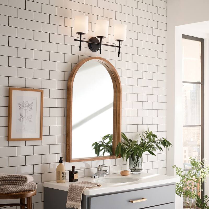 Kichler Lighting Ali 23.25 in. 3-Light Black Vanity Light