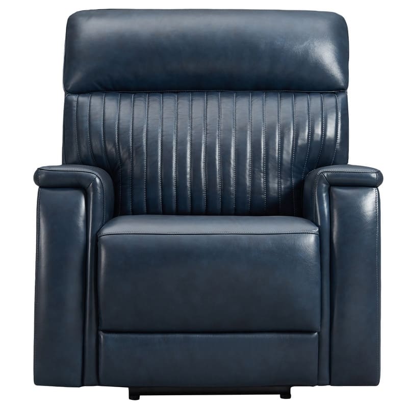 Genuine Leather Zero Gravity Power Reclining Sofa with Headrest, Lumbar & USB, Living Room Set