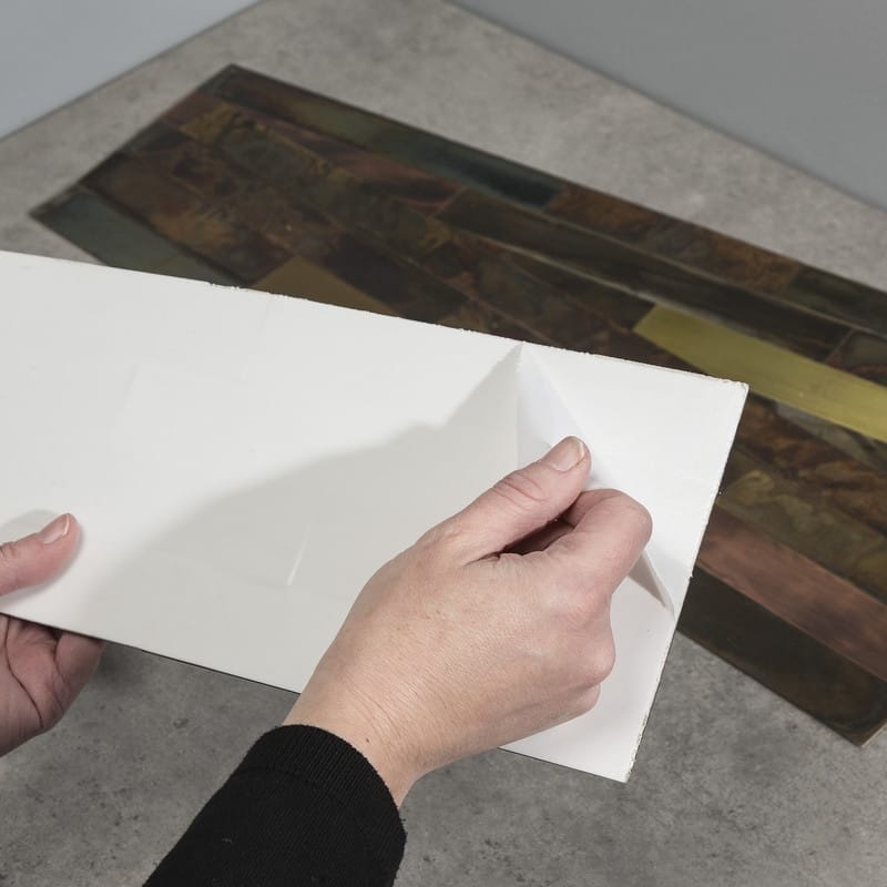 Aspect Peel & Stick Bronze Relic Distressed Metal 15 sq ft Kit