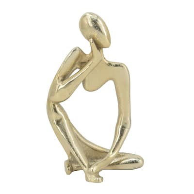 A&B Home Abstract Aluminum Human Figurine II