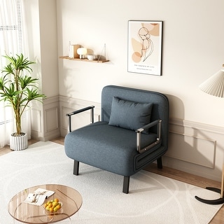 Convertible sofa bed folding arm chair sleeper outlet