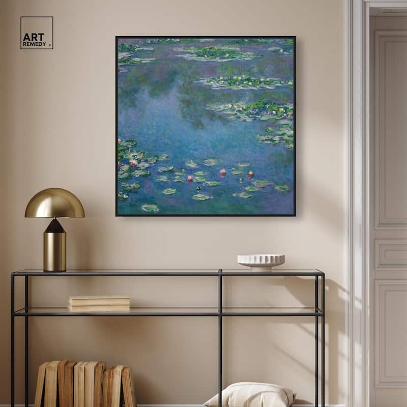 Monet Water Lilies Canvas by Art Remedy