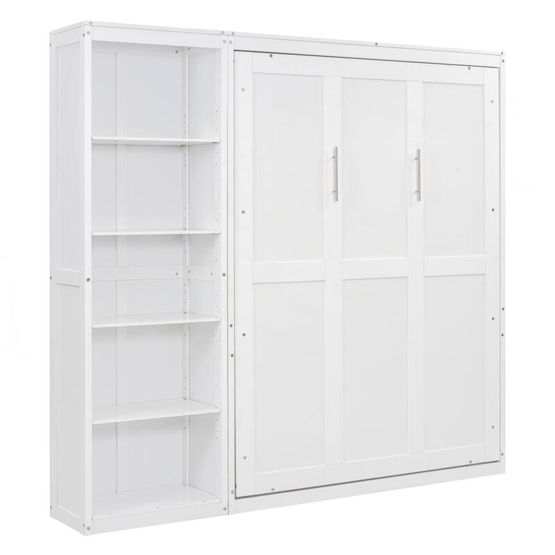 Versatile Murphy Bed with Shelves for Space Optimization and Comfort