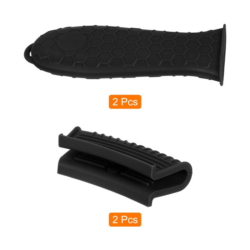Cast Iron Skillet Handle Covers, Silicone Hot Handle Holder for Pots