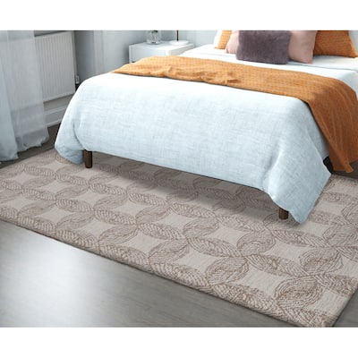 Bashian Niyah Beige Transitional Area Rug