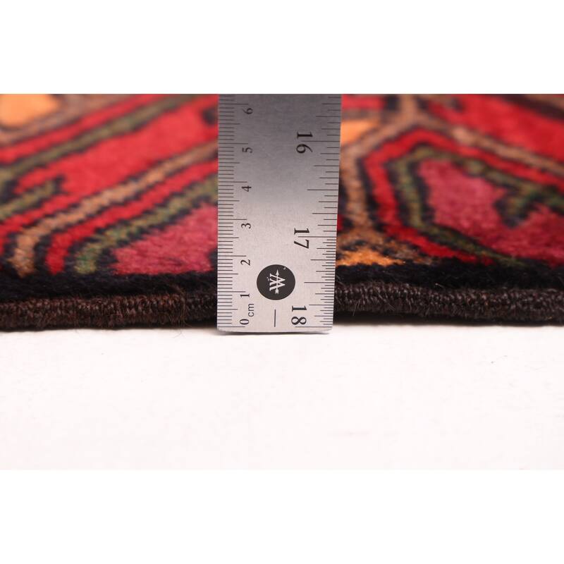 ECARPETGALLERY Hand-knotted Teimani Light Orange Wool Rug - 3'8 x 6'8