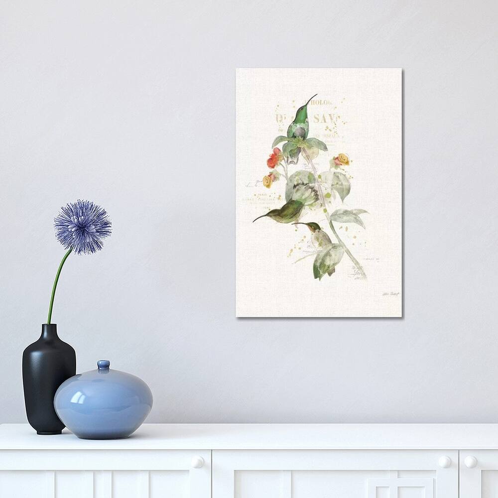 iCanvas "Colorful Hummingbirds III" by Katie Pertiet Canvas Print