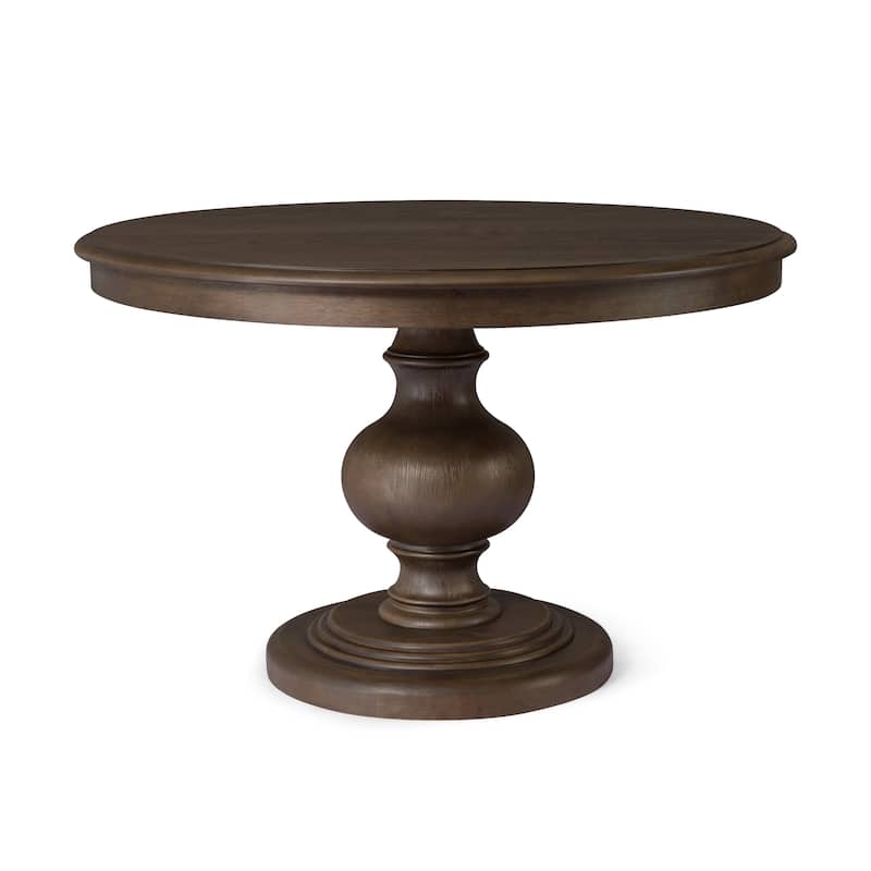 Maven Lane Zola Wooden Dining Table in Brown Finish - N/A